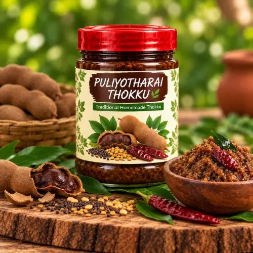 Puliyotharai Thokku