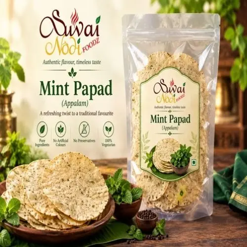 Mint & Rice Papad